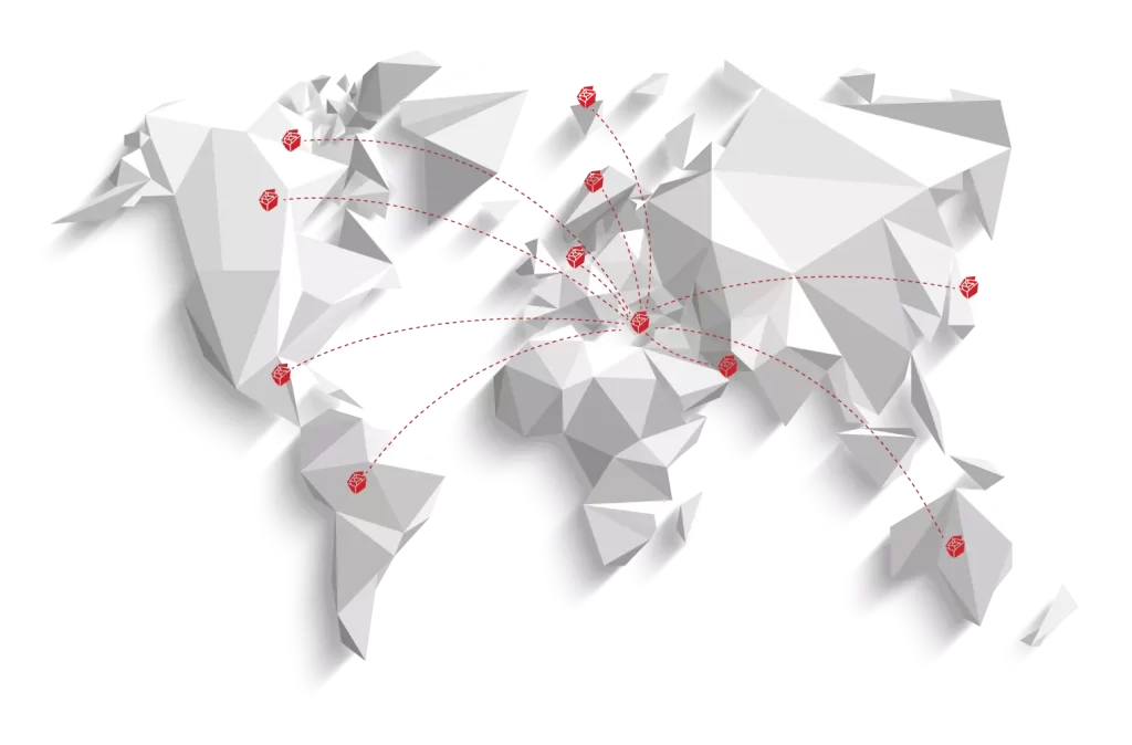Allbox Export Network Map